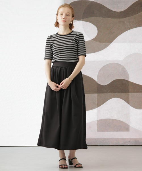 Apo(s)ture(アポスチャー)の「KATY-003/ツイルストレッチギャザーキュロットパンツ(その他パンツ・レディース・ベージュ/モカ/グリーン/ブラック・XS/S/M/L/XL)」の22枚目の写真