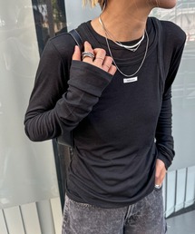 feepur | シアーリブタンクセットロンTee(Tシャツ/カットソー)