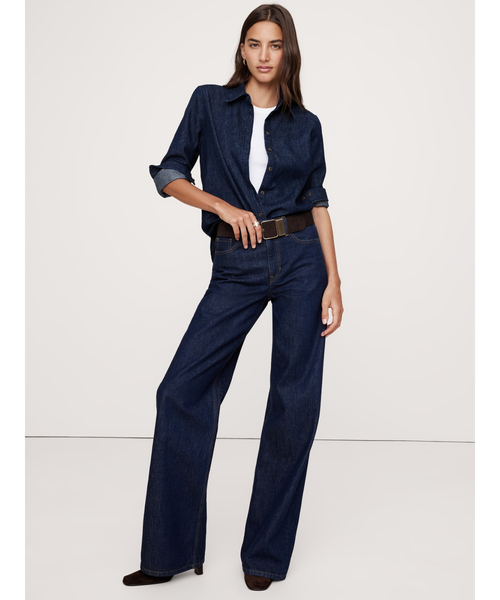 【セール】パーフェクト コットンヘンプシャツ（シャツ/ブラウス）｜BANANA REPUBLIC（バナナリパブリック）