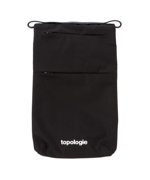 Topologie(トポロジー)の「Topologie/トポロジー Phone Sacoche TECH SATEEN フォンサコッシュ テックサテン【バッグ単体】(ショルダーバッグ・メンズ・ブラック/ブラウン・F)」の14枚目の写真