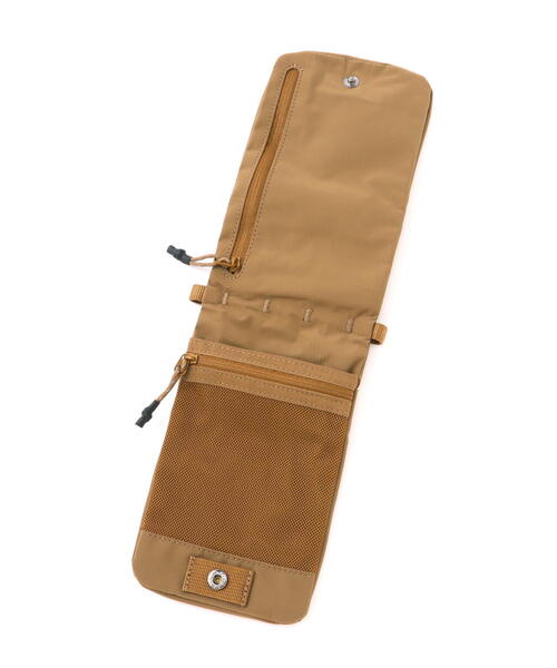 Topologie(トポロジー)の「Topologie/トポロジー Phone Sacoche TECH SATEEN フォンサコッシュ テックサテン【バッグ単体】(ショルダーバッグ・メンズ・ブラック/ブラウン・F)」の7枚目の写真