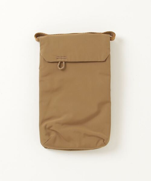 Topologie(トポロジー)の「Topologie/トポロジー Phone Sacoche TECH SATEEN フォンサコッシュ テックサテン【バッグ単体】(ショルダーバッグ・メンズ・ブラック/ブラウン・F)」の19枚目の写真