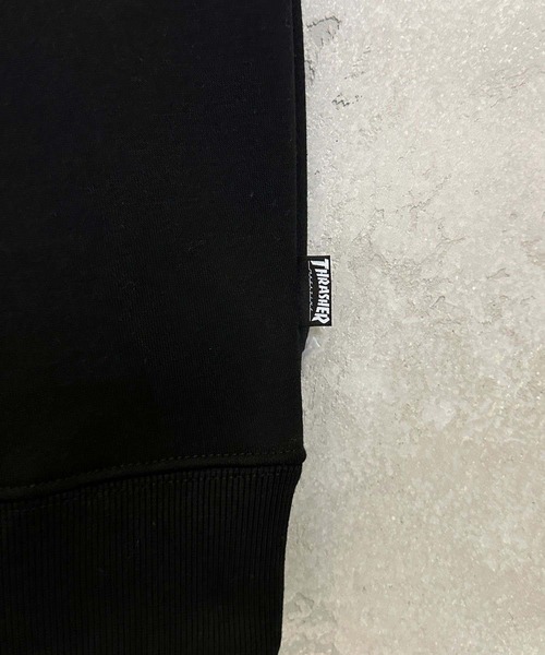 【THRASHER/スラッシャー】 ロゴ刺繍 裏起毛プルオーバースウェットパーカー（パーカー）｜THRASHER（スラッシャー）