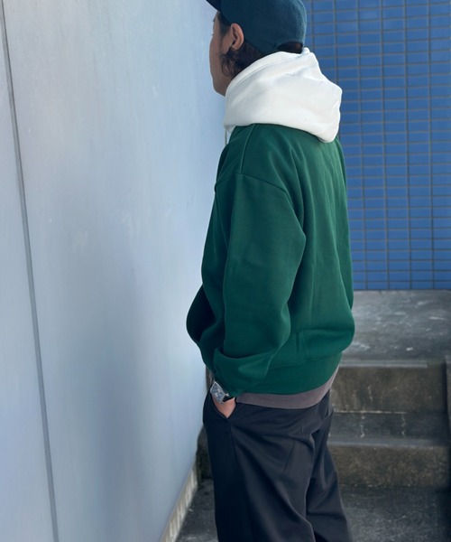 【THRASHER/スラッシャー】 ロゴ刺繍 裏起毛プルオーバースウェットパーカー（パーカー）｜THRASHER（スラッシャー）