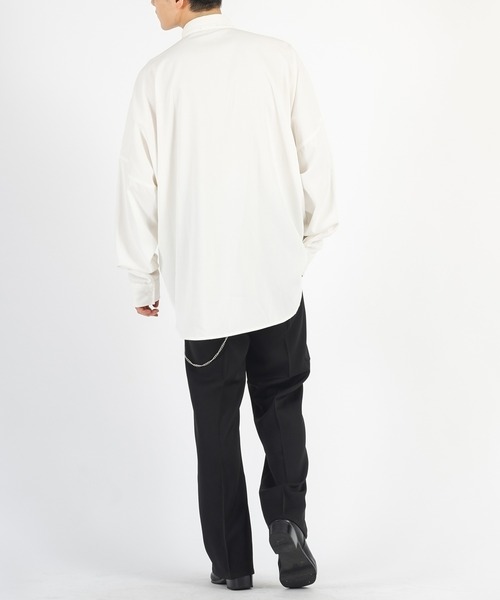 REGIEVO(レジエボ)の「【REGIEVO】 ジャカードコンビ モードシャツ(シャツ/ブラウス・メンズ・ブラック/オフホワイト・MEDIUM/LARGE)」の16枚目の写真