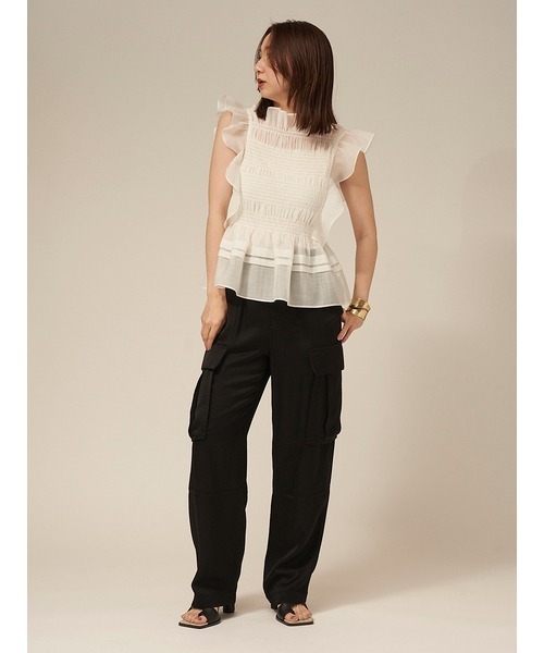 FRAY I.D(フレイアイディー)の「カーゴパンツ(カーゴパンツ・レディース・ブルー・0)」の15枚目の写真