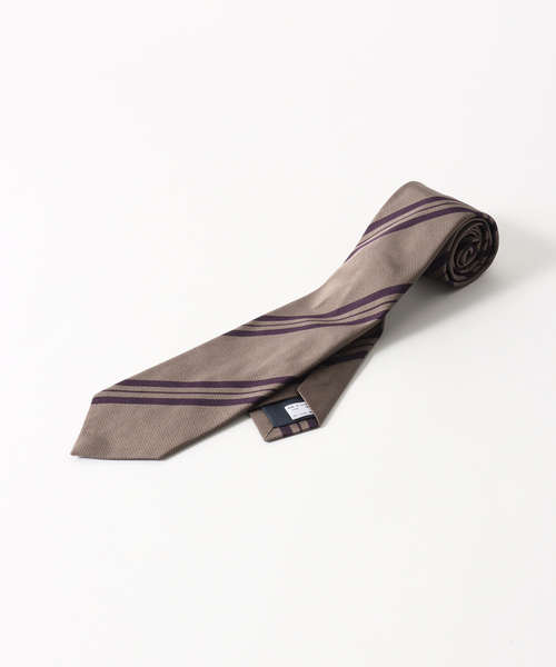 EDIFICE（エディフィス）の「AX トリプルストライプタイ（ネクタイ・メンズ・ネイビー/グレー・FREE）」の3枚目の写真