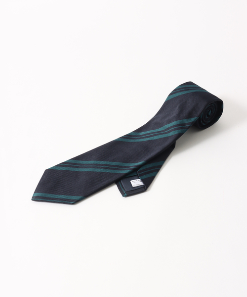 EDIFICE（エディフィス）の「AX トリプルストライプタイ（ネクタイ・メンズ・ネイビー/グレー・FREE）」の4枚目の写真