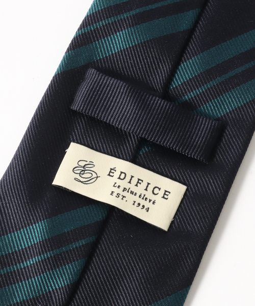 EDIFICE（エディフィス）の「AX トリプルストライプタイ（ネクタイ・メンズ・ネイビー/グレー・FREE）」の5枚目の写真