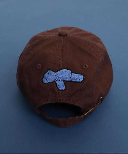 I am I in fact...（アイアムアイインファクト）の「Bear pattern　キャップ（キャップ・レディース・ベージュ/ブラウン・FREE）」の5枚目の写真
