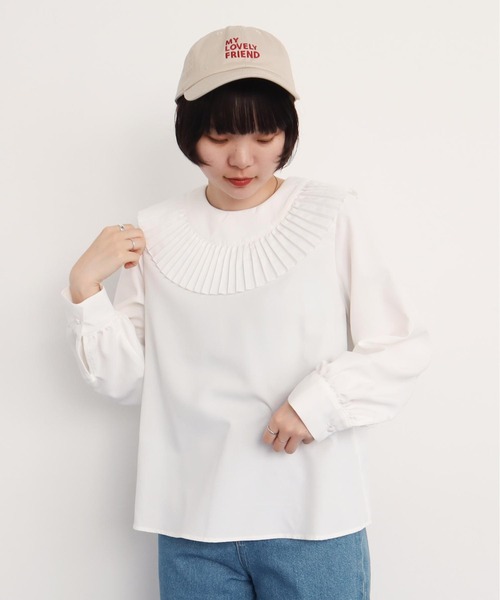 I am I in fact...（アイアムアイインファクト）の「Bear pattern　キャップ（キャップ・レディース・ベージュ/ブラウン・FREE）」の14枚目の写真