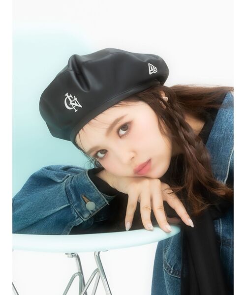 NEW ERA（ニューエラ）の「＜CALNAMUR×NEW ERA＞BERET CALNAMUR（ハンチング/ベレー帽・レディース・ブラック・FREE）」の2枚目の写真
