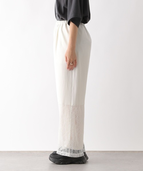 LEPSIM(レプシィム)の「切り替えレースパンツ 138300(その他パンツ・レディース・ブラック/オフホワイト・FREE)」の13枚目の写真