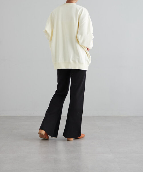 【セール】ニットセミフレアーパンツ（その他パンツ）｜earthy（アーシー）