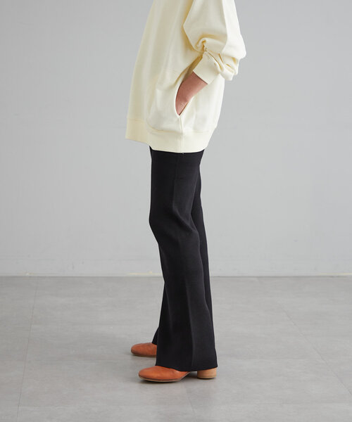 【セール】ニットセミフレアーパンツ（その他パンツ）｜earthy（アーシー）