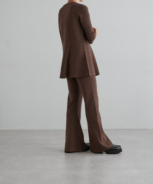 【セール】ニットセミフレアーパンツ（その他パンツ）｜earthy（アーシー）