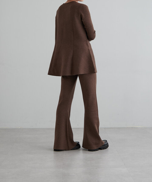 【セール】ニットセミフレアーパンツ（その他パンツ）｜earthy（アーシー）