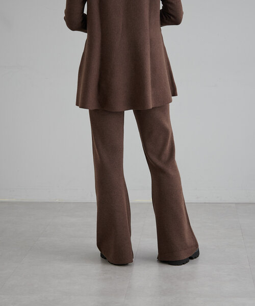 【セール】ニットセミフレアーパンツ（その他パンツ）｜earthy（アーシー）