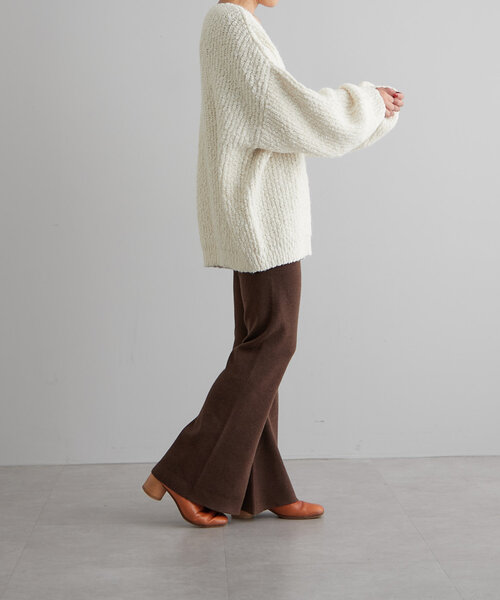【セール】ニットセミフレアーパンツ（その他パンツ）｜earthy（アーシー）