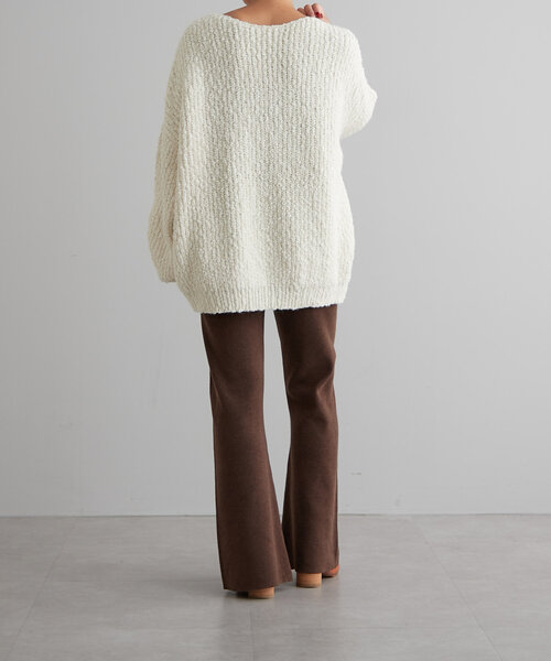 【セール】ニットセミフレアーパンツ（その他パンツ）｜earthy（アーシー）