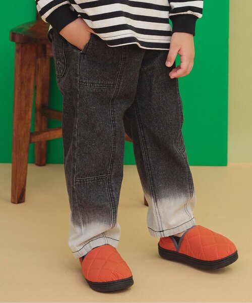 BREEZE(ブリーズ)の「グラデーションブリーチデニムパンツ(デニムパンツ・キッズ・ブラック/ブルー・80/90/100/110/130/120/140)」の2枚目の写真