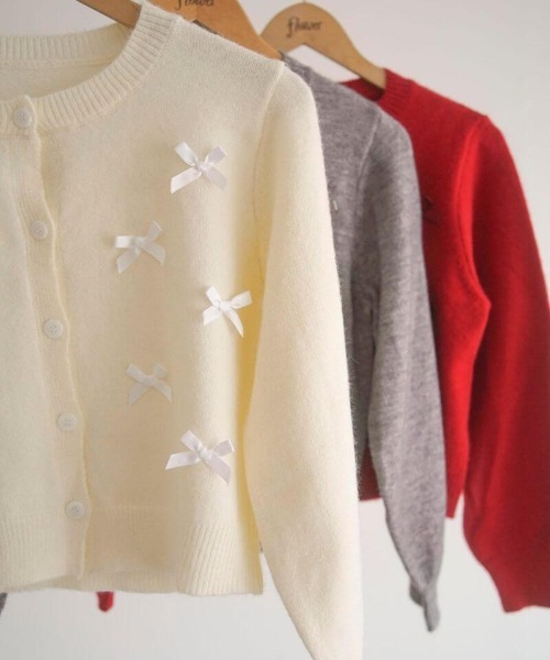 【セール】スウィートリボンニット（ニット/セーター）｜flower（フラワー）