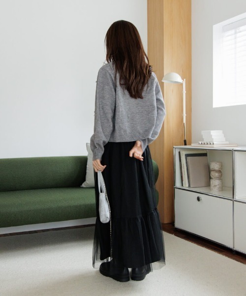 【セール】スウィートリボンニット（ニット/セーター）｜flower（フラワー）