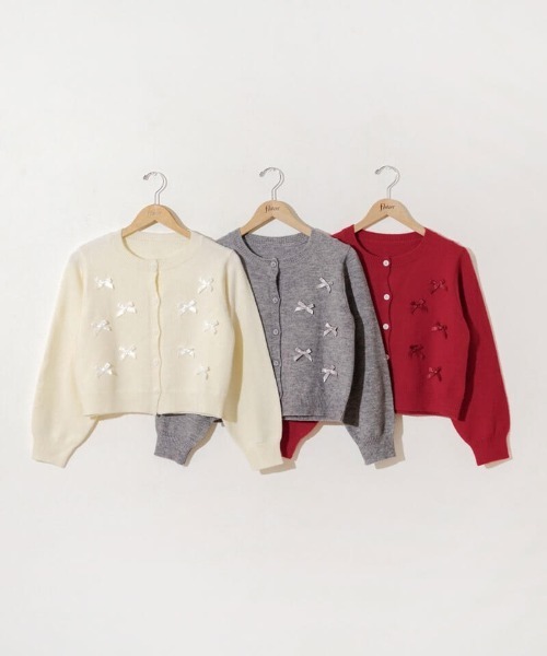 【セール】スウィートリボンニット（ニット/セーター）｜flower（フラワー）