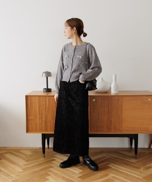 【セール】スウィートリボンニット（ニット/セーター）｜flower（フラワー）