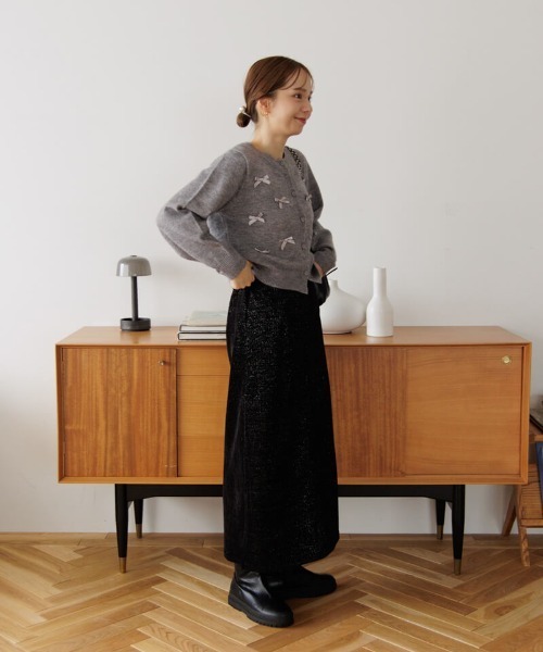 【セール】スウィートリボンニット（ニット/セーター）｜flower（フラワー）