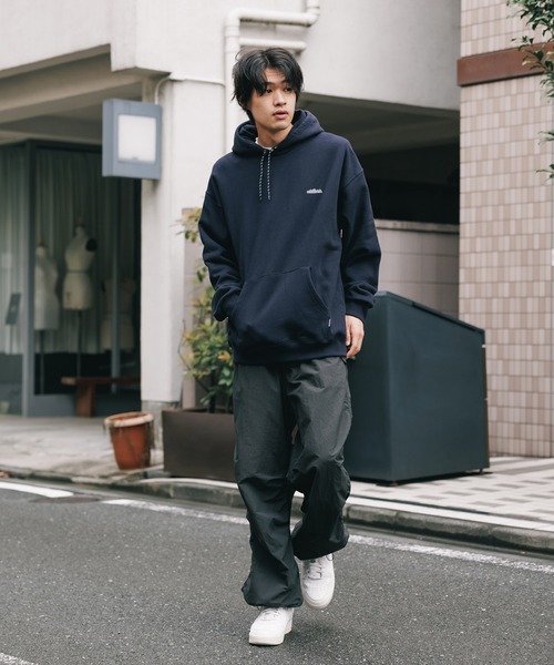 THOUSAND MILE(サウザンドマイル)の「THOUSAND MILE/サウザンドマイル PULLOVER HOODIE プルオーバーパーカー(パーカー・メンズ・ライトグレー/ネイビー/ブラック・S/M/L/XL)」の7枚目の写真