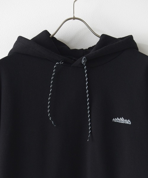THOUSAND MILE(サウザンドマイル)の「THOUSAND MILE/サウザンドマイル PULLOVER HOODIE プルオーバーパーカー(パーカー・メンズ・ライトグレー/ネイビー/ブラック・S/M/L/XL)」の10枚目の写真
