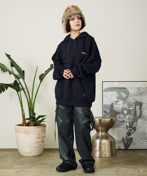 THOUSAND MILE(サウザンドマイル)の「THOUSAND MILE/サウザンドマイル PULLOVER HOODIE プルオーバーパーカー(パーカー・メンズ・ライトグレー/ネイビー/ブラック・S/M/L/XL)」の20枚目の写真