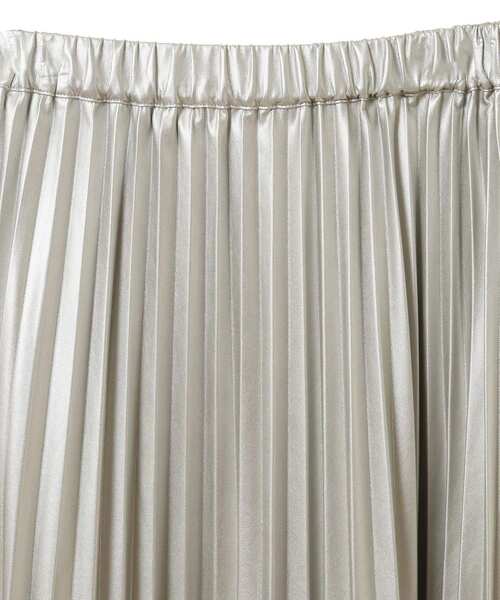 AMERICAN HOLIC（アメリカンホリック）の「フェイクレザープリーツスカート（スカート・レディース・シルバー/ブラック・M/L）」の12枚目の写真