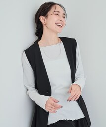 Cutie Blonde | 【高レビュー】1枚でもインナーでも きらきらメロウテレコトップス(Tシャツ/カットソー)