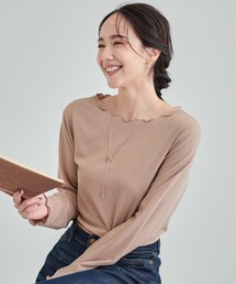 Cutie Blonde | ◆【高レビュー】1枚でもインナーでも きらきらメロウテレコトップス(Tシャツ/カットソー)