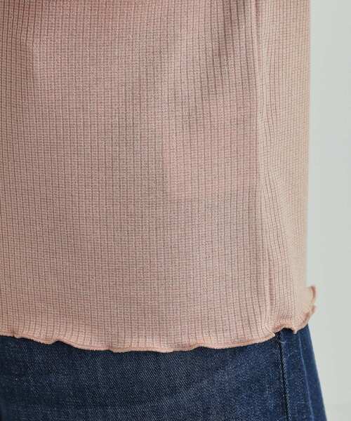 Cutie Blonde(キューティーブロンド)の「◆【高レビュー】1枚でもインナーでも きらきらメロウテレコトップス(Tシャツ/カットソー・レディース・ベージュ/ホワイト系/ブラック・01/02/03/04)」の21枚目の写真