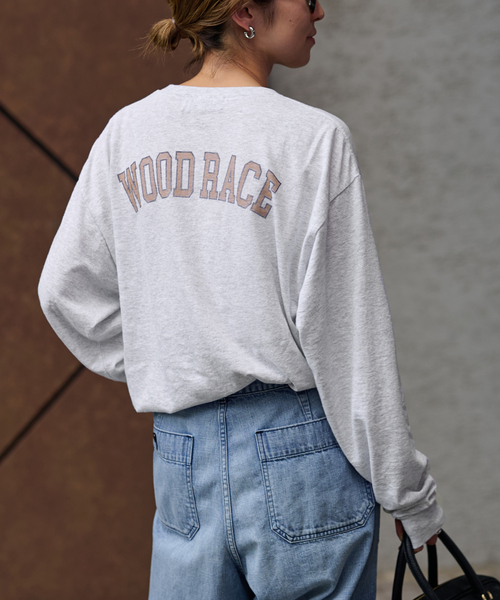 FRAMeWORK（フレームワーク）の「J.J.MERCER 別注ロンT（Tシャツ/カットソー・レディース・チャコールグレー/ライトグレー/ホワイト・FREE）」の9枚目の写真
