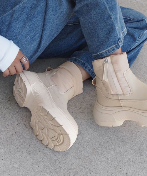 【セール】厚底スノーブーツ / 厚底ブーツ（ブーツ）｜minia（ミニア）