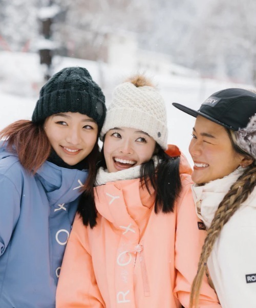 ROXY（ロキシー）の「ROXY SNOWY HAT/ロキシー防水コーティングロゴフライトキャップ（キャップ・レディース・ブラック/ホワイト・FREE）」の10枚目の写真