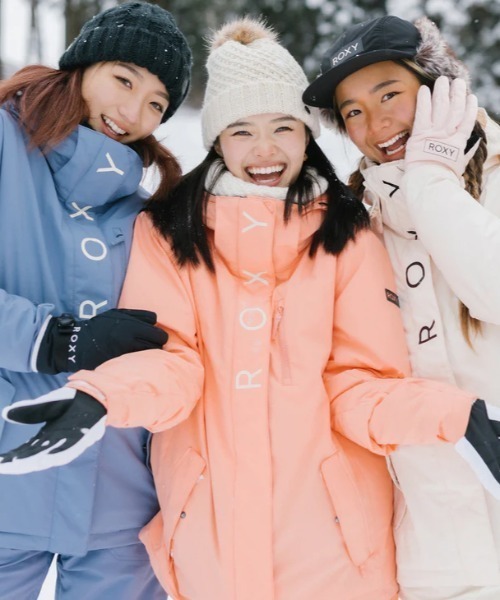 ROXY（ロキシー）の「ROXY SNOWY HAT/ロキシー防水コーティングロゴフライトキャップ（キャップ・レディース・ブラック/ホワイト・FREE）」の9枚目の写真