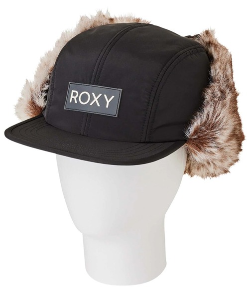 ROXY（ロキシー）の「ROXY SNOWY HAT/ロキシー防水コーティングロゴフライトキャップ（キャップ・レディース・ブラック/ホワイト・FREE）」の5枚目の写真