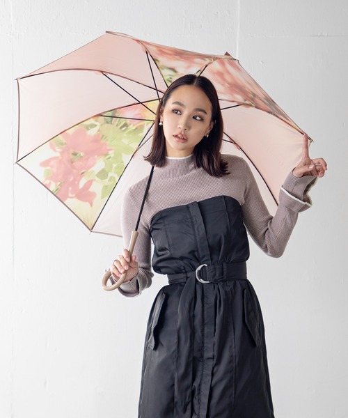 MILLION CARATS（ミリオンカラッツ）の「【because】 フォトグラファー花盛友里　“Party in the rain”　クリアプリント長傘（長傘・レディース・ブルー/ピンク/サックスブルー・FREE）」の14枚目の写真