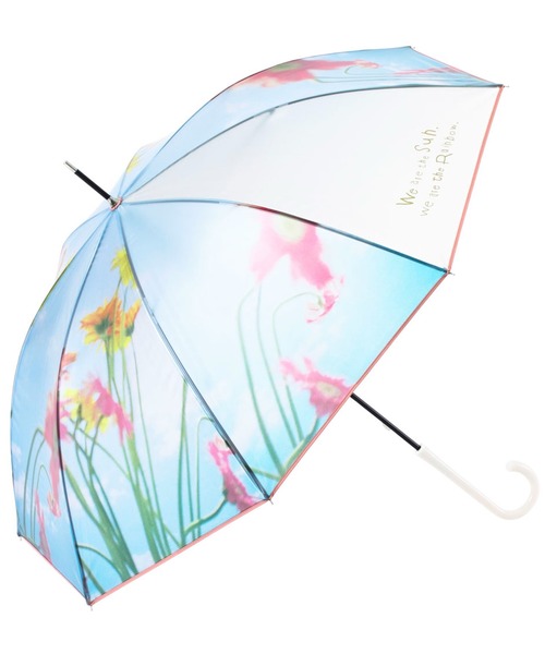 MILLION CARATS（ミリオンカラッツ）の「【because】 フォトグラファー花盛友里　“Party in the rain”　クリアプリント長傘（長傘・レディース・ブルー/ピンク/サックスブルー・FREE）」の10枚目の写真