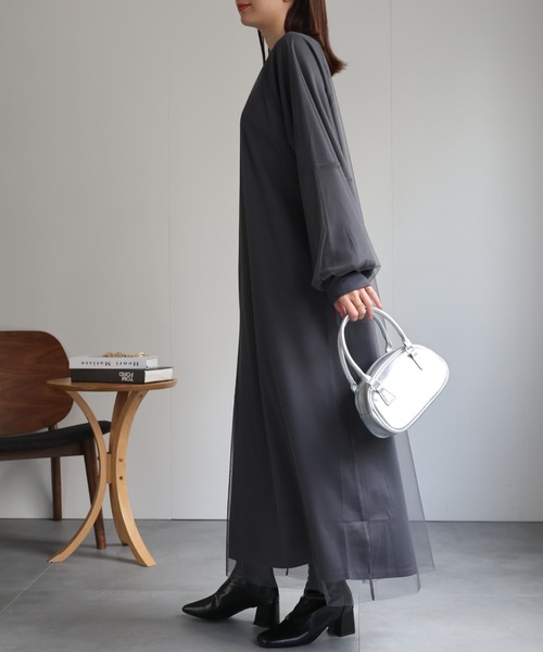 model：162cm 着用サイズ：F