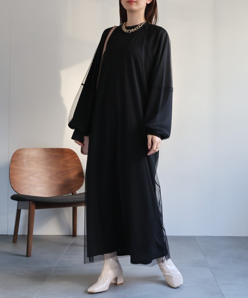 model：162cm 着用サイズ：F