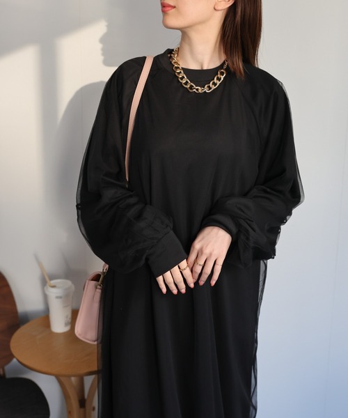 model：162cm 着用サイズ：F