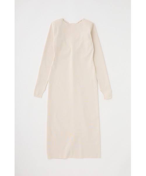 M_(エムアンダーバー)の「リサイクルポリエステル使用 経年劣化の少ないニット 背中開きデザインのドレス(ワンピース・レディース・アイボリー/ブラック/ネイビー・1/2)」の13枚目の写真