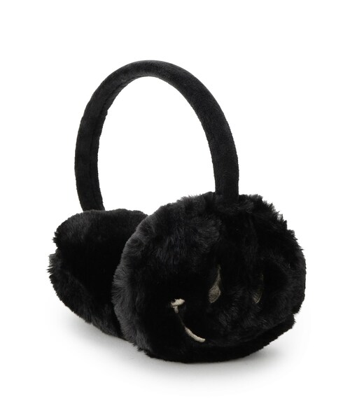 【happy99online】 イヤーマフ　ブラック セール】ニコちゃんイヤマフ（イヤーマフ）｜PINK-latte（ピンクラテ