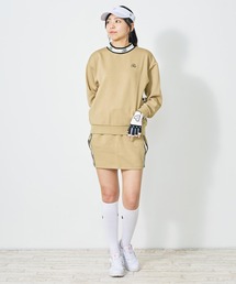 TopIsm（トップイズム）の「ゴルフウェア レディース 上下セットアップ スウェットジャージ モックネックトレーナー スカート（ゴルフグッズ）」